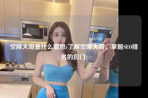 空降大哥是什么意思(了解空降大哥，掌握SEO排名的窍门)