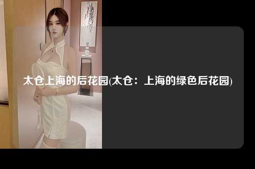 太仓上海的后花园(太仓：上海的绿色后花园)
