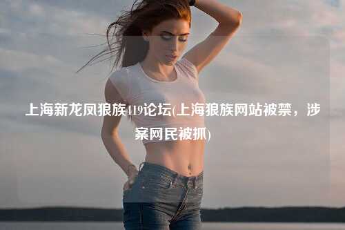 上海新龙凤狼族419论坛(上海狼族网站被禁，涉案网民被抓)